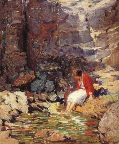 Joseph Kleitsch Enchantment Norge oil painting art